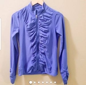 Purple sport zipup